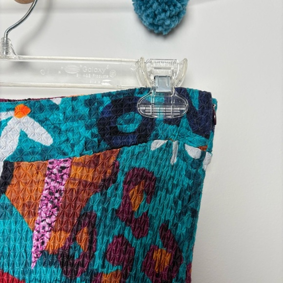 Anthropologie Farm Rio Gabriela Maxi Multicolor Textured Skirt - Picture 3 of 9